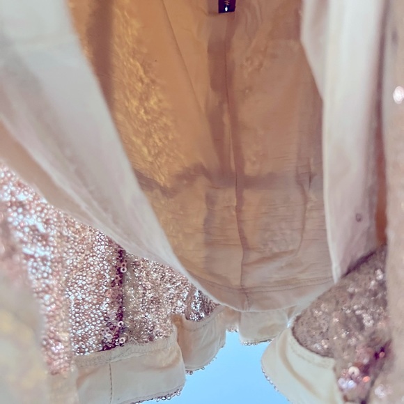 Nasty Gal pink sparkle skirt size small - Picture 6 of 10